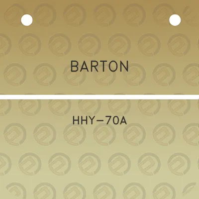 barton-hhy-70a