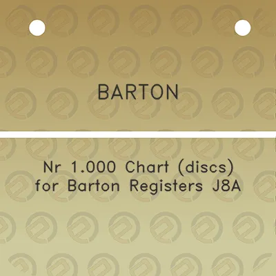 barton-nr-1000-chart-discs-for-barton-registers-j8a