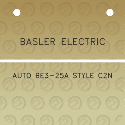 basler-electric-auto-be3-25a-style-c2n