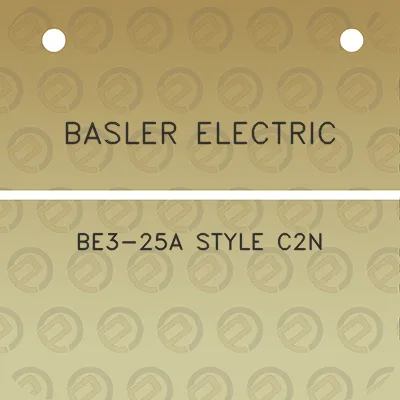 basler-electric-be3-25a-style-c2n