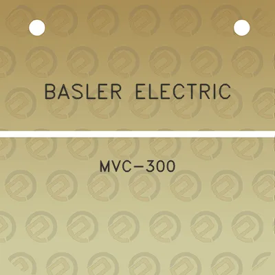 basler-electric-mvc-300