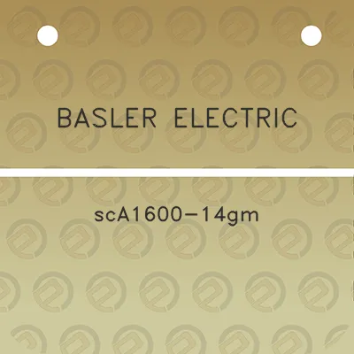 basler-electric-sca1600-14gm