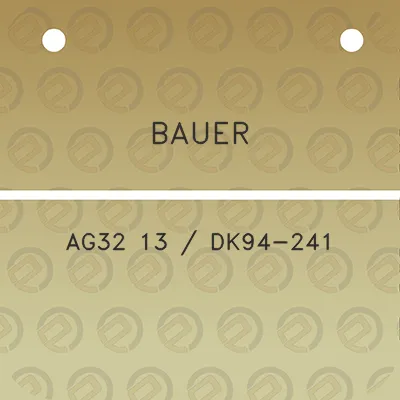 bauer-ag32-13-dk94-241