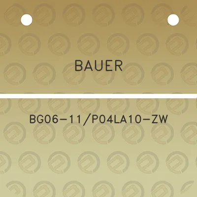 bauer-bg06-11p04la10-zw