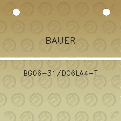 bauer-bg06-31d06la4-t