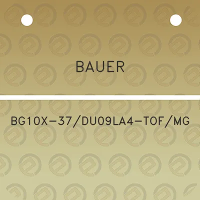 bauer-bg10x-37du09la4-tofmg