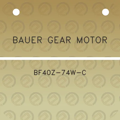 bauer-gear-motor-bf40z-74w-c