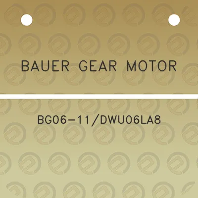 bauer-gear-motor-bg06-11dwu06la8