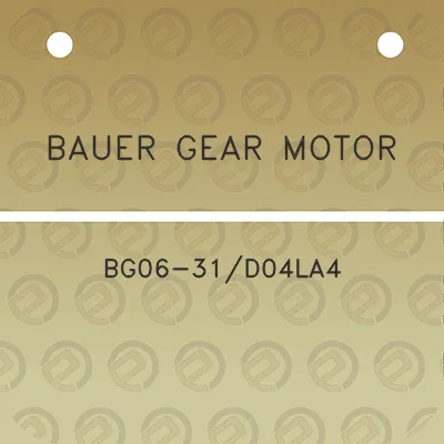 bauer-gear-motor-bg06-31d04la4