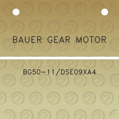 bauer-gear-motor-bg50-11dse09xa4