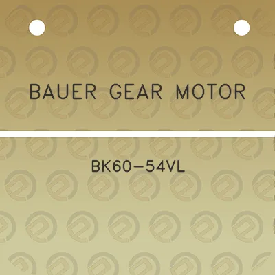 bauer-gear-motor-bk60-54vl