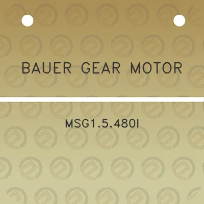 bauer-gear-motor-msg15480i