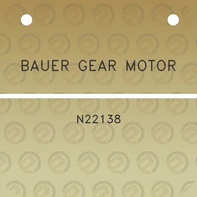 bauer-gear-motor-n22138