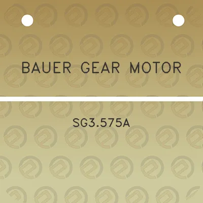 bauer-gear-motor-sg3575a