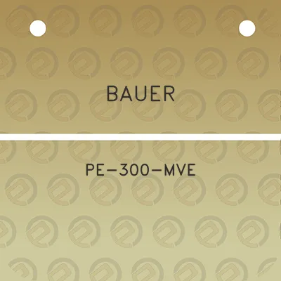 bauer-pe-300-mve