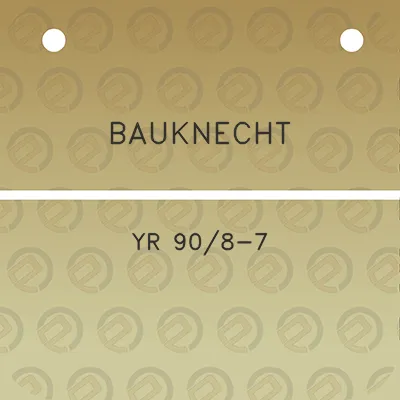 bauknecht-yr-908-7