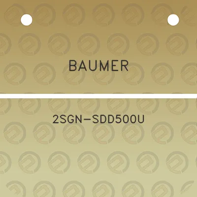 baumer-2sgn-sdd500u