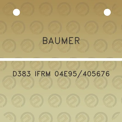 baumer-d383-ifrm-04e95405676