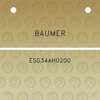 baumer-esg34ah0200