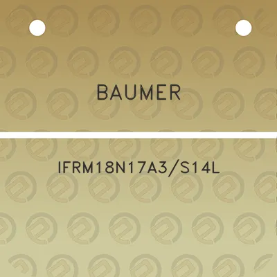 baumer-ifrm18n17a3s14l