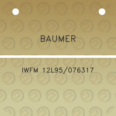 baumer-iwfm-12l95076317