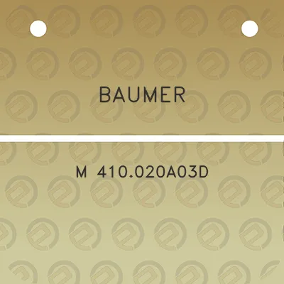 baumer-m-410020a03d