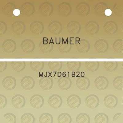 baumer-mjx7d61b20