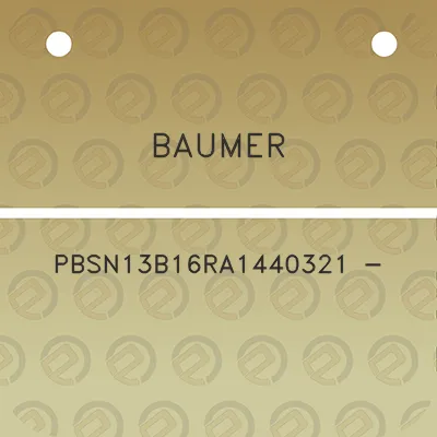 baumer-pbsn13b16ra1440321