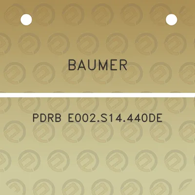 baumer-pdrb-e002s14440de