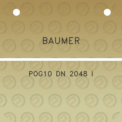 baumer-pog10-dn-2048-i