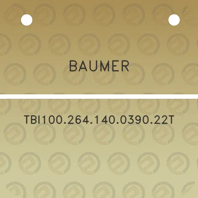 baumer-tbi100264140039022t