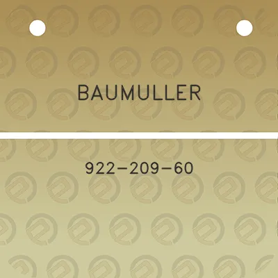 baumuller-922-209-60