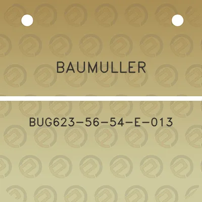 baumuller-bug623-56-54-e-013