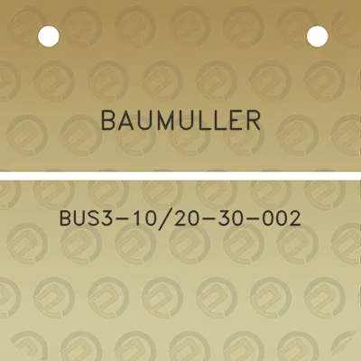 baumuller-bus3-1020-30-002