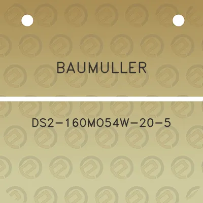 baumuller-ds2-160mo54w-20-5