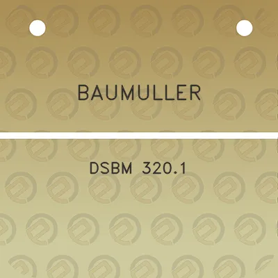 baumuller-dsbm-3201