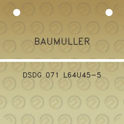 baumuller-dsdg-071-l64u45-5