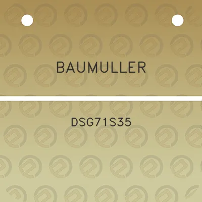 baumuller-dsg71s35