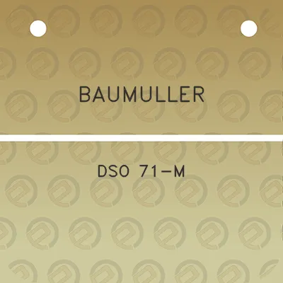 baumuller-dso-71-m