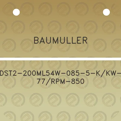 baumuller-dst2-200ml54w-085-5-kkw-77rpm-850