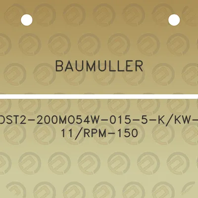 baumuller-dst2-200mo54w-015-5-kkw-11rpm-150