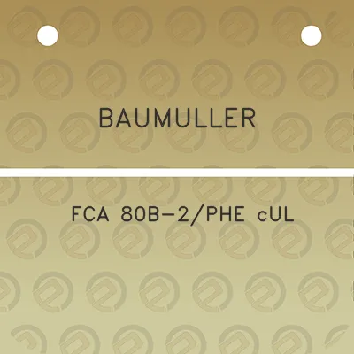 baumuller-fca-80b-2phe-cul