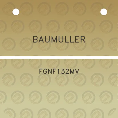 baumuller-fgnf132mv