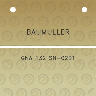 baumuller-gna-132-sn-02bt