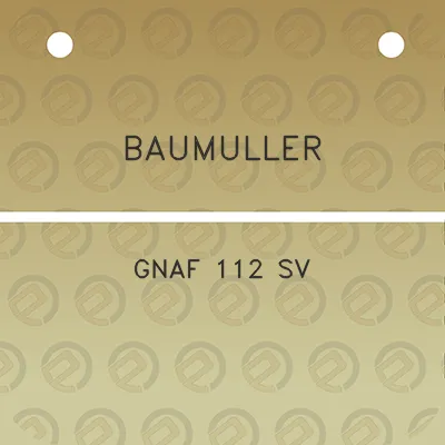 baumuller-gnaf-112-sv