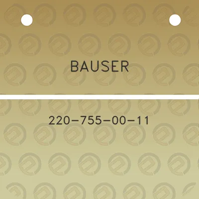 bauser-220-755-00-11