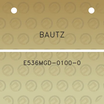 bautz-e536mgd-0100-0