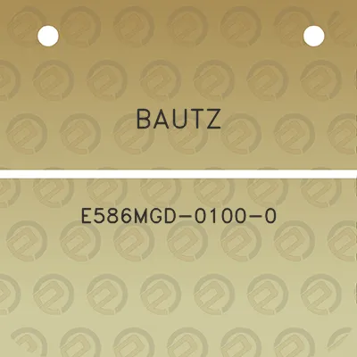 bautz-e586mgd-0100-0