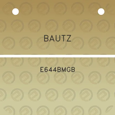 bautz-e644bmgb