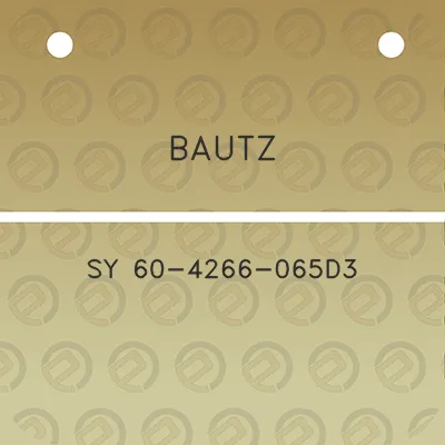 bautz-sy-60-4266-065d3